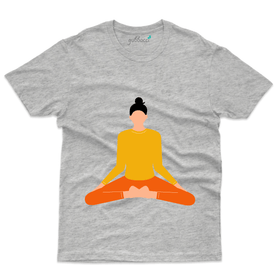 Unisex Lotus Posture T-Shirt - Yoga Collection