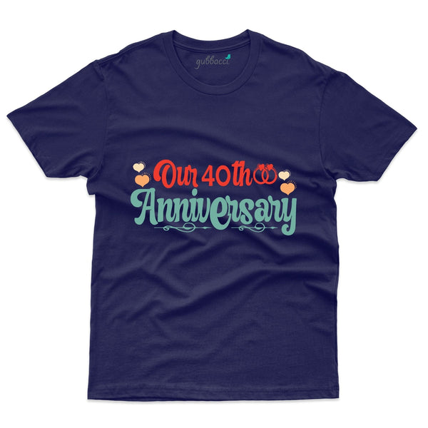 Unisex Our 40th Anniversary T-Shirt - 40th Anniversary Collection - Gubbacci-India