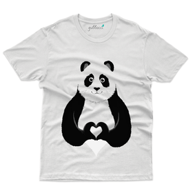Unisex Panda Love T-Shirt - Love & More Collection
