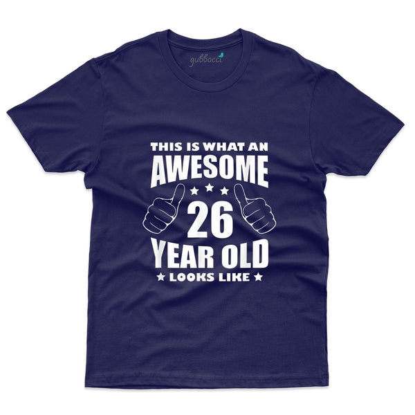 Upgraded Verson 26 T-Shirts - 26th Birthday Collection - Gubbacci-India