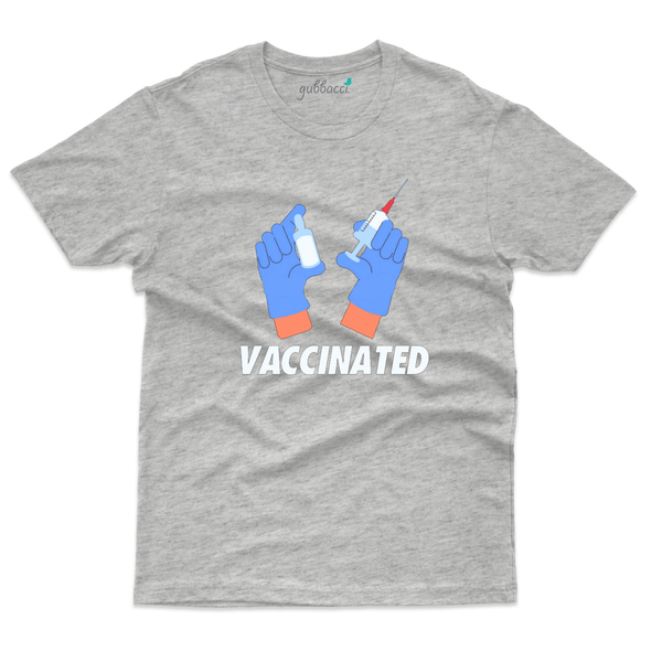 Gubbacci Apparel T-shirt S Vaccinated T-Shirt - Pro Vaccine Collection Buy Vaccinated T-Shirt - Pro Vaccine Collection
