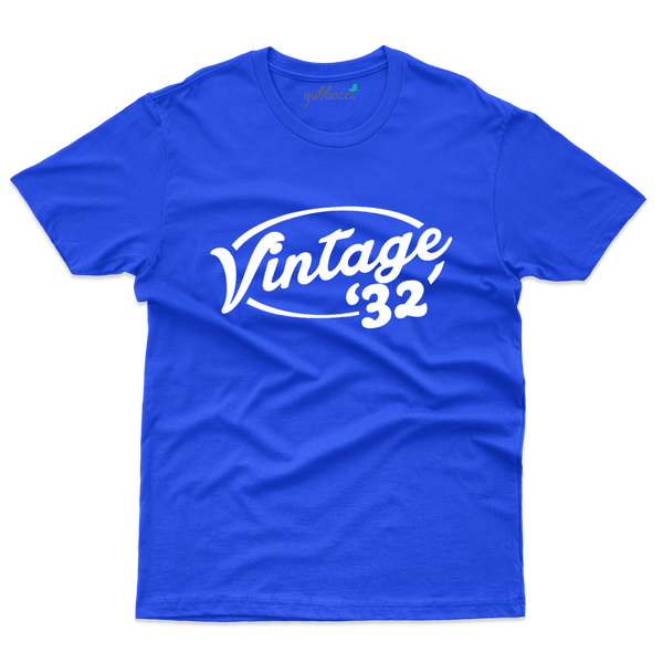 Vintage 32 T-Shirt - 32th Birthday Collection - Gubbacci-India