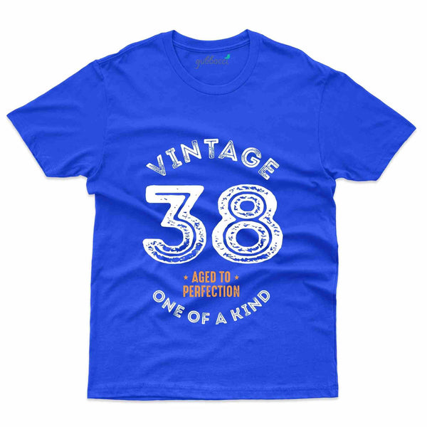 Vintage 38 T-Shirt - 38th Birthday Collection - Gubbacci-India