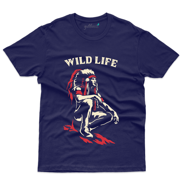 Wild Life Man T-Shirt - Wild Life Of India - Gubbacci-India