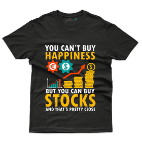 You Can't Buy Happiness - Stock Market T-Shirt Collection