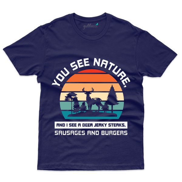 You See Nature T-Shirt - Wild Life T-Shirt Of India - Gubbacci-India