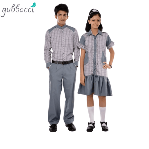 gubbacciuniforms Uniform Set Pant and shirt / 5th- 7th Grade High School Uniform Style - 11