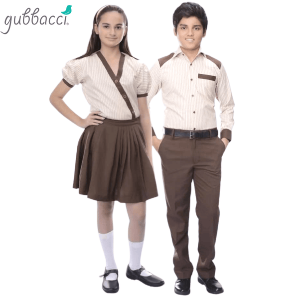 gubbacciuniforms Uniform Set Pant and shirt / 5th- 7th Grade High School Uniform Style - 6
