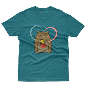Unisex Love Equals Fries T-Shirt - Funny & Cute Prints