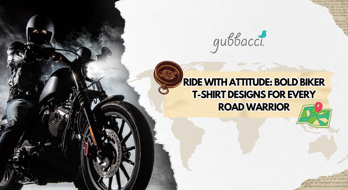 Ride with Attitude: Bold Biker T-Shirt Designs for Every Road Warrior
