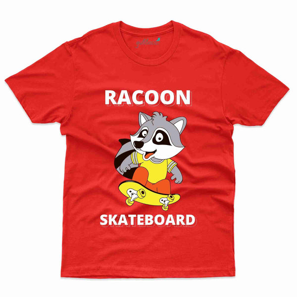 Racoon T-Shirt - Skateboard Collection - Gubbacci