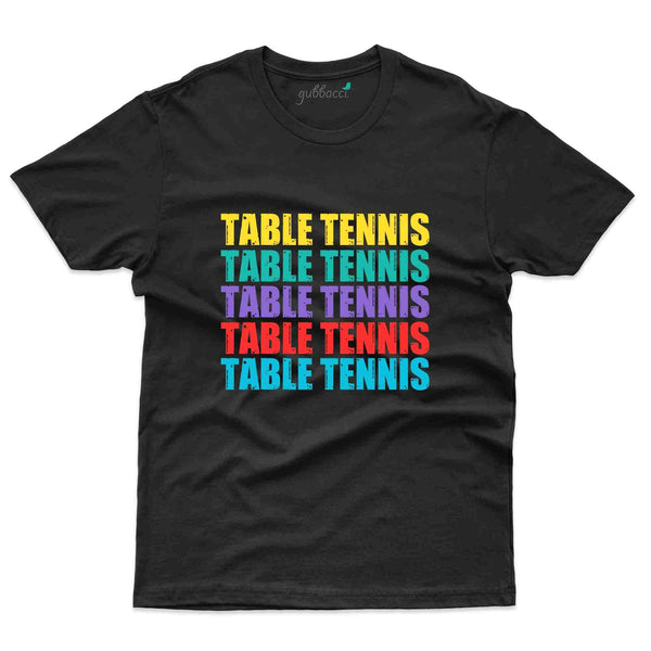Table Tennis 3 T-Shirt -Table Tennis Collection - Gubbacci