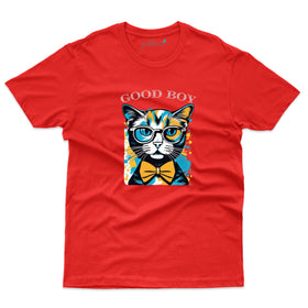 Purrfectly Good Boy Cat Tee - Pet Design T-Shirt Collection