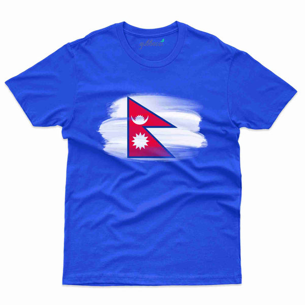 Nepal Flag T-Shirt - Nepal Collection - Gubbacci