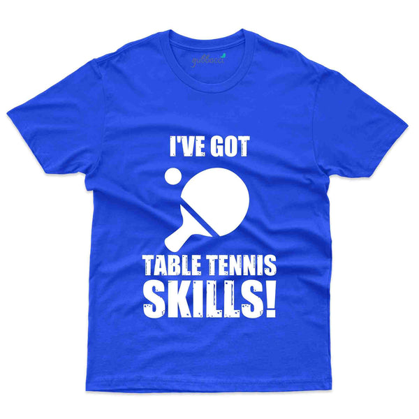 T T Skills T-Shirt -Table Tennis Collection - Gubbacci