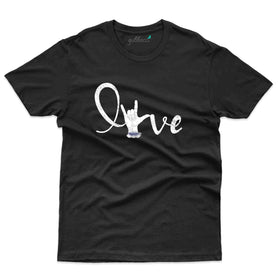 Love Written T-Shirt - Sign Language Collection