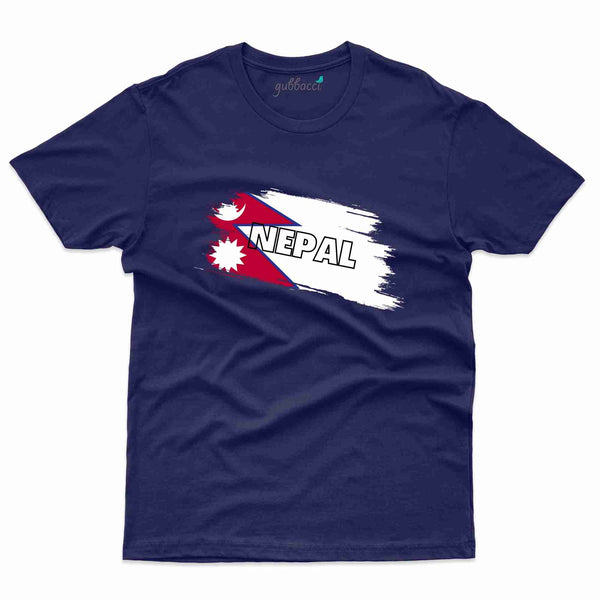 Nepal Flag 2 T-Shirt - Nepal Collection - Gubbacci