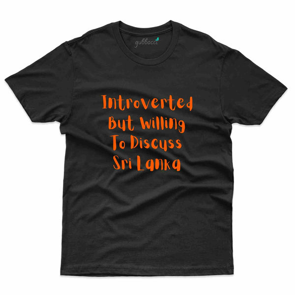 Introverted T-Shirt Sri Lanka Collection - Gubbacci