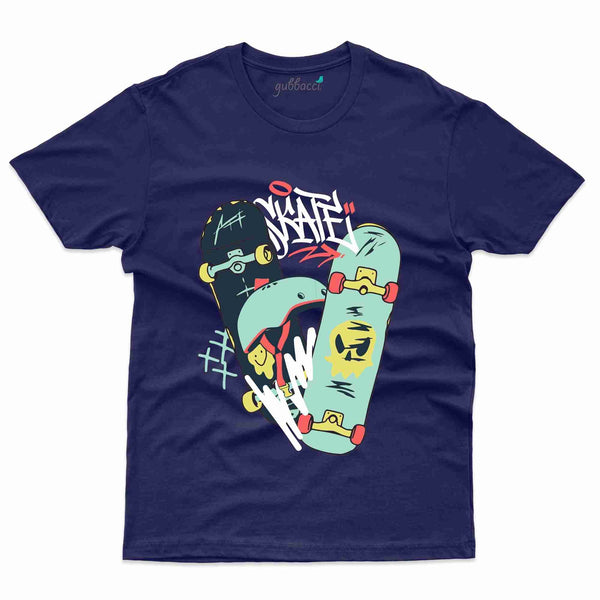 Skate T-Shirt - Skateboard Collection - Gubbacci