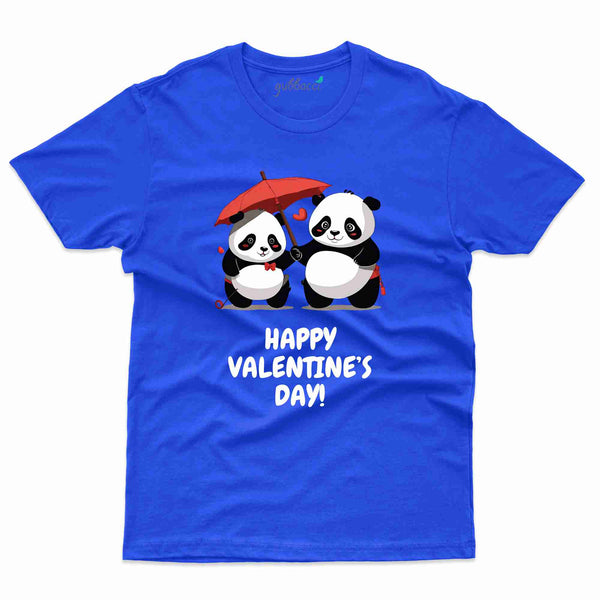 Panda Design Valentine T-Shirt - Valentine's Day T-Shirt