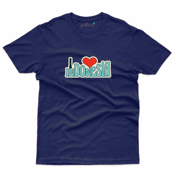 I Love Indonesia T-Shirt -Indonesia Collection - Gubbacci