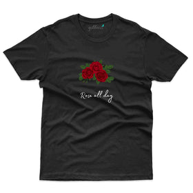 Rose Design T-Shirt - Valentine's Week T-Shirt Collection