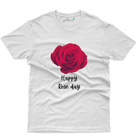 Happy Rose Day T-Shirt - Valentine's Week T-Shirt Collection
