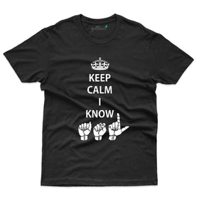 Keep Calm T-Shirt - Sign Language Collection