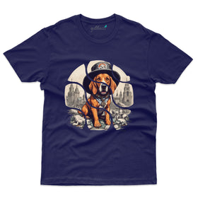 Hipster Dog Design T-Shirt - Pet Design T-Shirt Collection