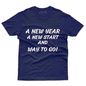 New Year, New Start T-Shirt: New Year 2024