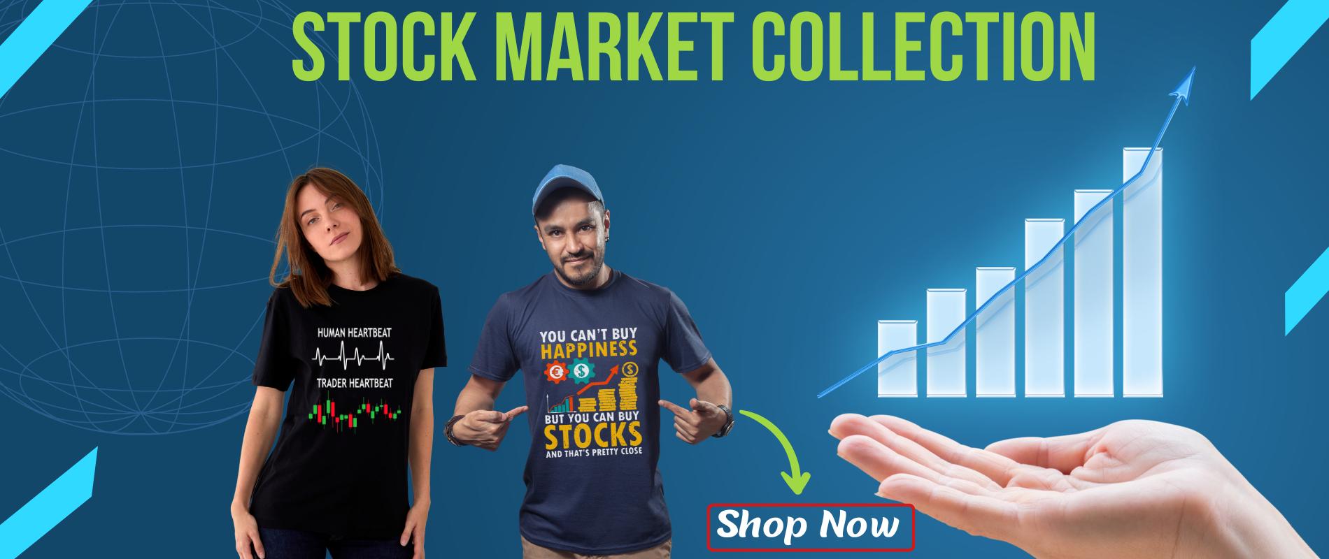 Shop stock market t shirts