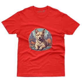 Swedish Vallhund Dog T-Shirt - Pet Print T-Shirt Collection