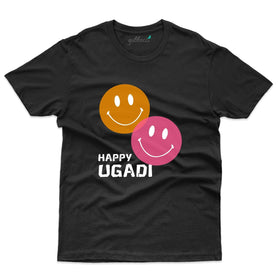 Stylish with Smiley Happy Ugadi T-Shirt Collection