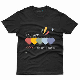 Heart Design Best Friends T-Shirt - Friends Tee Collection