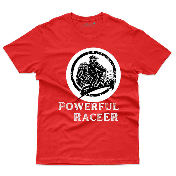 Powerful Racer T-Shirt- Biker Collection - Gubbacci