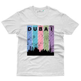 Dubai  Azure Colourful T-Shirt - Dubai Collection