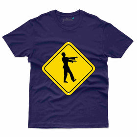 Zombie Yellow Signal T-shirt - Zombie Collection