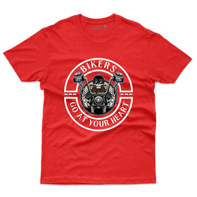 Go At Your Heart T-Shirt- Biker Collection
