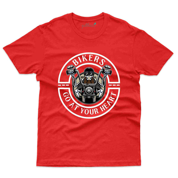 Go At Your Heart T-Shirt- Biker Collection - Gubbacci