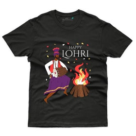 Happy Lohri 4 Custom T-shirt - Lohri Collection