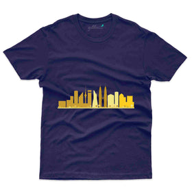 Malaysia  Skyline Dark Blue T-Shirt - Malaysia Collection