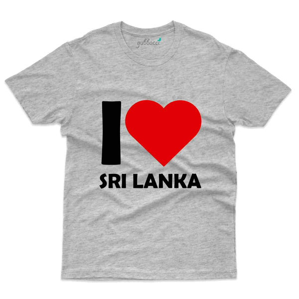 I Love T-Shirt Sri Lanka Collection - Gubbacci