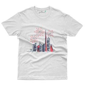 Dubai Skyline 4 T-Shirt - Dubai Collection