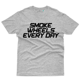 Smoke Wheels T-Shirt- Biker Collection