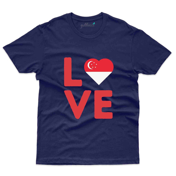 Love Singapore  T-Shirt - Singapore Collection - Gubbacci