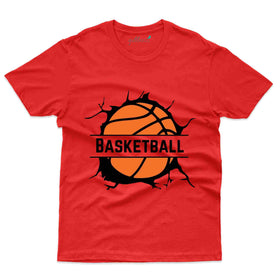 Basket Ball Crack T-Shirt - Basket Ball Collection
