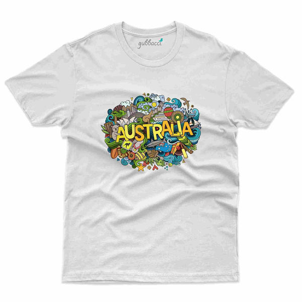 Australia 4 T-Shirt - Australia Collection - Gubbacci