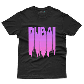 Dubai Purple text T-Shirt - Dubai Collection