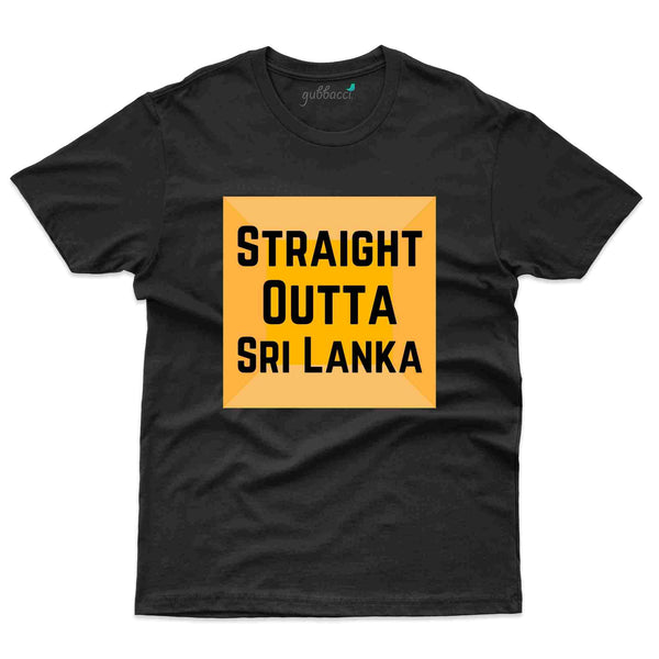 Straight Outta T-Shirt Sri Lanka Collection - Gubbacci