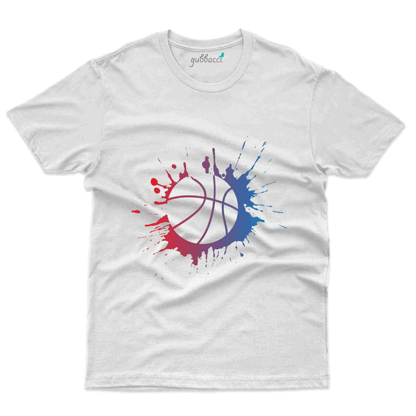 Basket Ball Paint 2 T-Shirt - Basket Ball Collection - Gubbacci